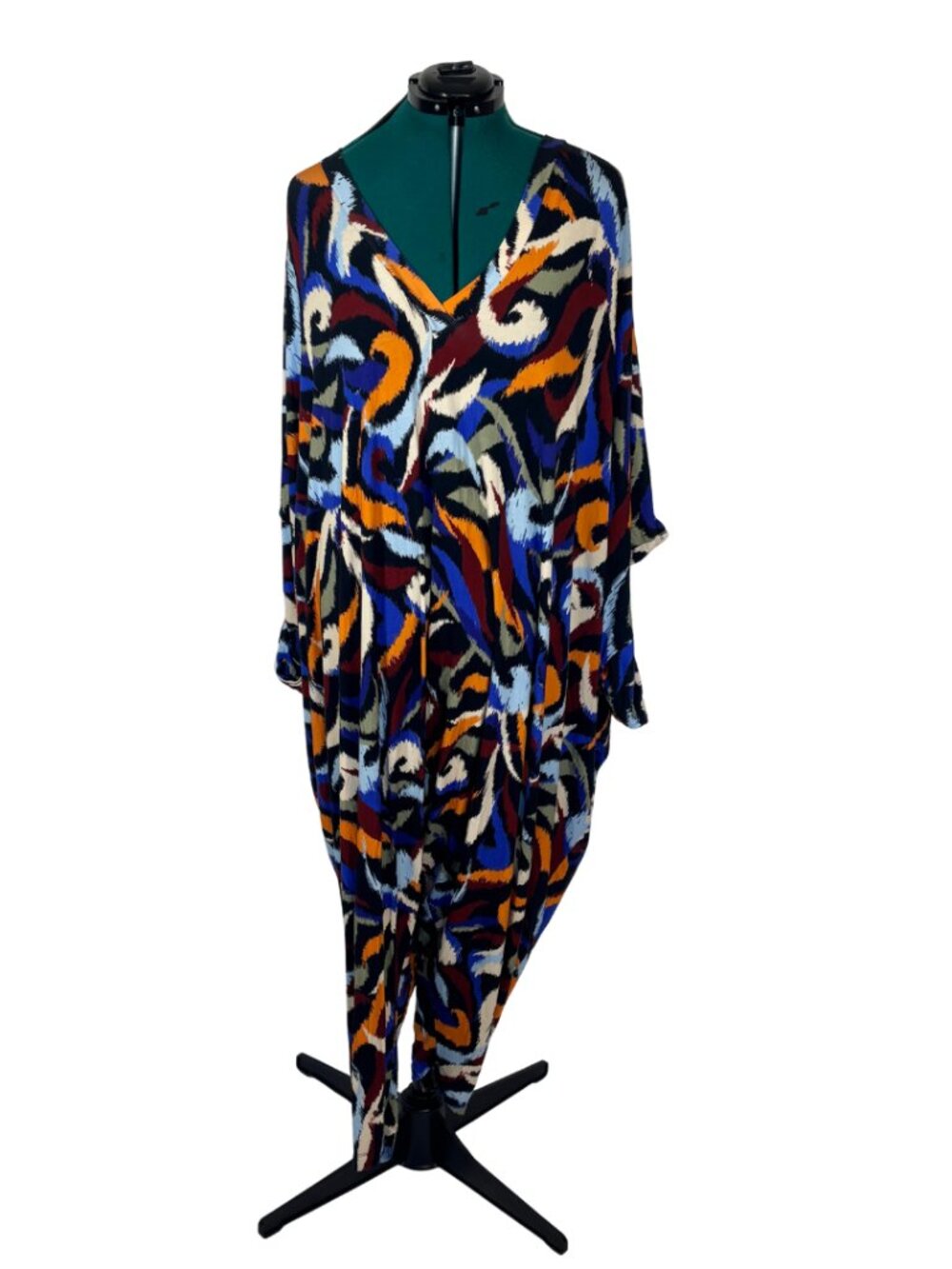 Biddell Abstract Print Playsuit Biddell Size Small for 5’4-5’8/ Up To Size 5X